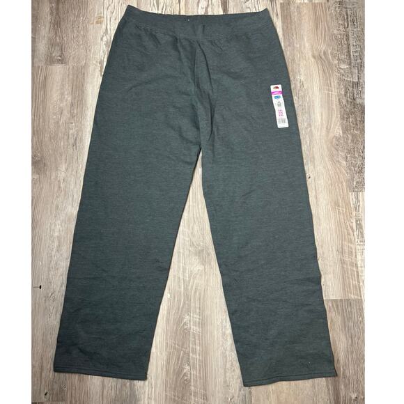 Fruit Of The Loom NWT Gray Eversoft Fleece Pull On Sweatpants Womens Size 2XL - Picture 1 of 10